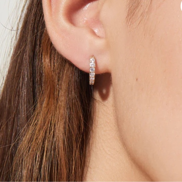 Ana Luisa Medium Suzanne Huggies Earrings - Picture 3 of 10